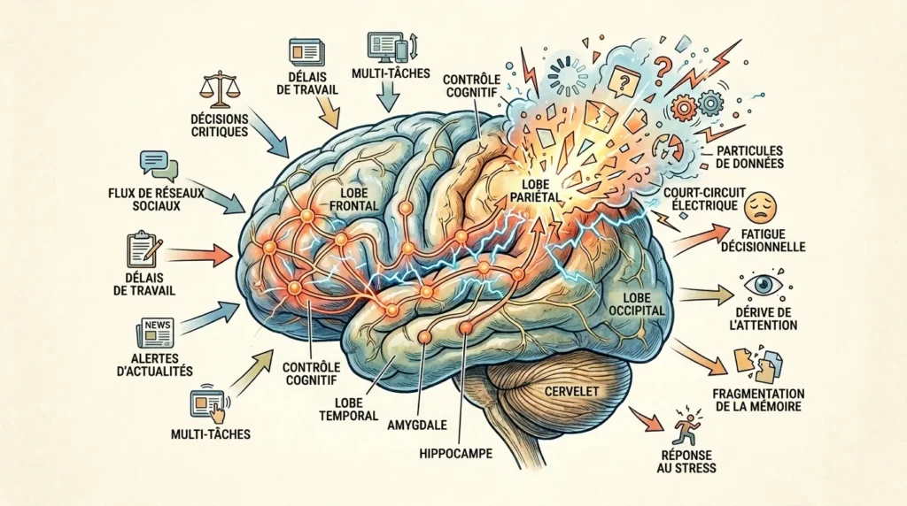 Cerveau en surcharge